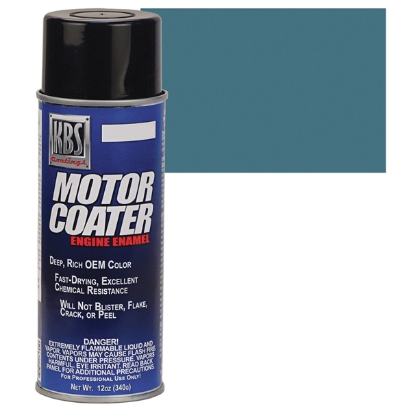 KBS Motor Coater Engine Enamel - Pontiac Metallic Blue, Aerosol